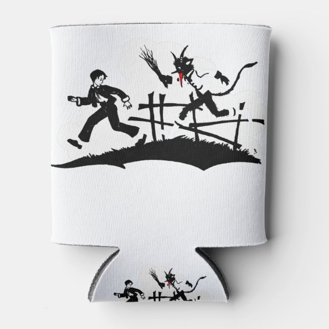 Porta-lata krampus do xmas (Frente)
