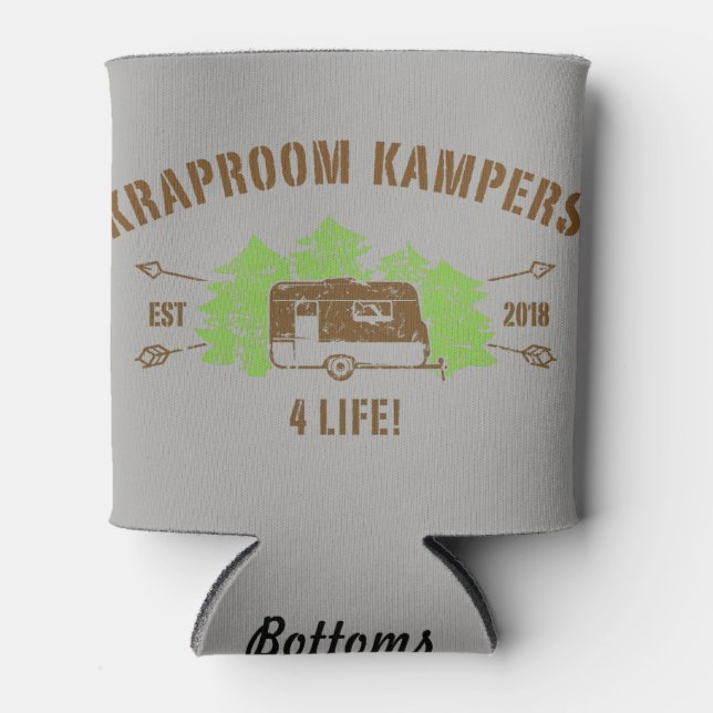 Porta-lata Kraproom Kampers coozie cooler - 2 (Frente)