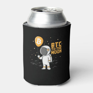 Porta-lata Kryptowährung Bitcoin Astronaut BTC para a Lua