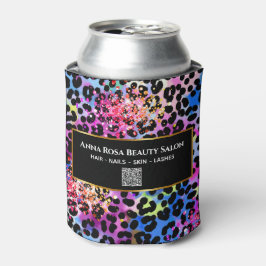 Porta-lata *~* LÁBIOS Quadrinhos Glitter Manchas Leopardo Ani
