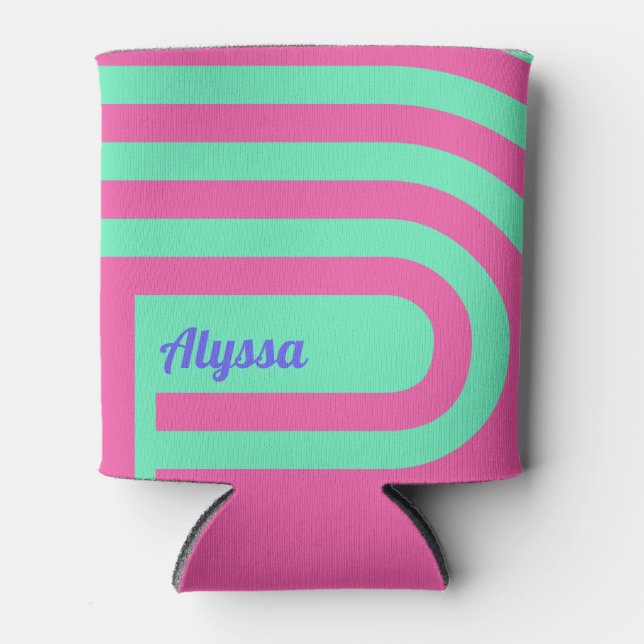 Porta-lata Labirinto Forrado de Verão (Frente)