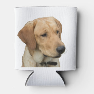 Porta-lata Labrador retriever amarelo