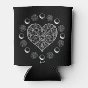 Porta-lata Lace Black Cerâmico