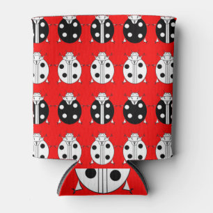 Porta-lata Ladybird: design de padrão fofo.