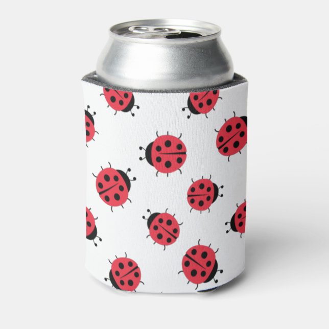 Porta-lata Ladybug Pattern Impressão Can Cooler (Can Back)