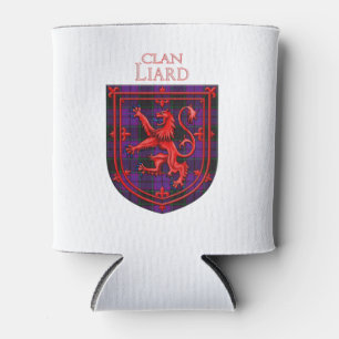 Porta-lata Laird Tartan Scottish Xadrez Lion Rampant