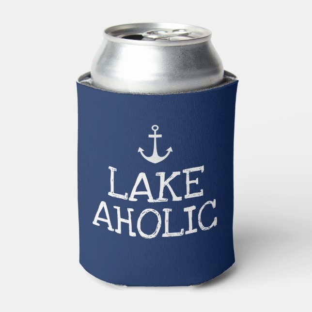 Porta-lata Lakeaholic Can Cooler | MARINHO (Can Front)