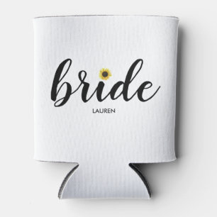 Porta-lata Lâmina De Girassol Pintada Personalizada Pode Arre