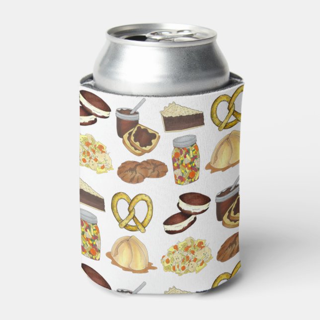 Porta-lata Lancaster, Comidas holandesas Amish da PA, Pensilv (Can Front)