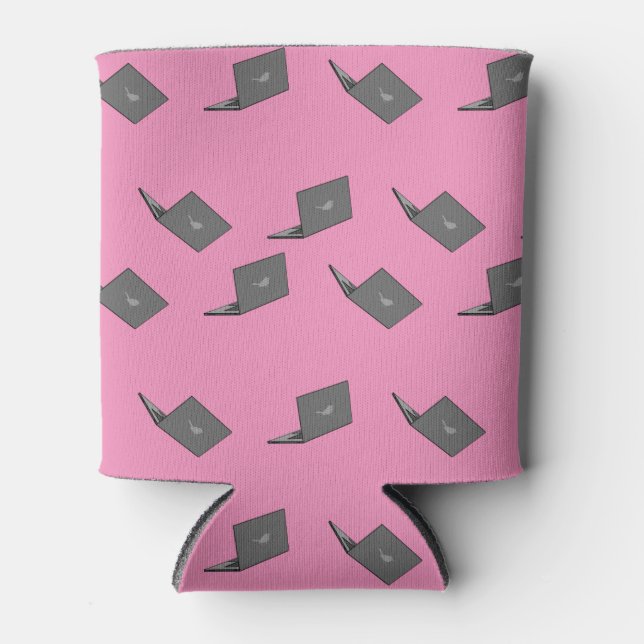 Porta-lata Laptop com a cinza do logotipo Bird (Frente)