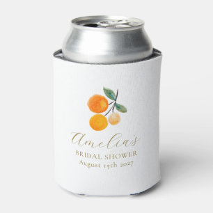 Porta-lata Laranja Água-forte de Citrino para Café da Noiva P