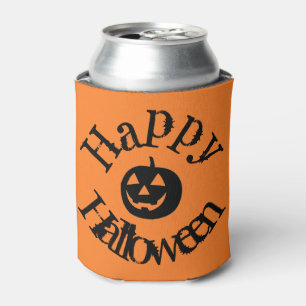 Porta-lata Laranja Moderna Feliz Halloween Abóbora