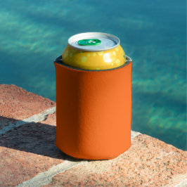 Porta-lata Laranja Verdadeiro Cor Sólida