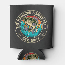 Porta-lata Largemouth Bass Retro Sunset Fisheries Club