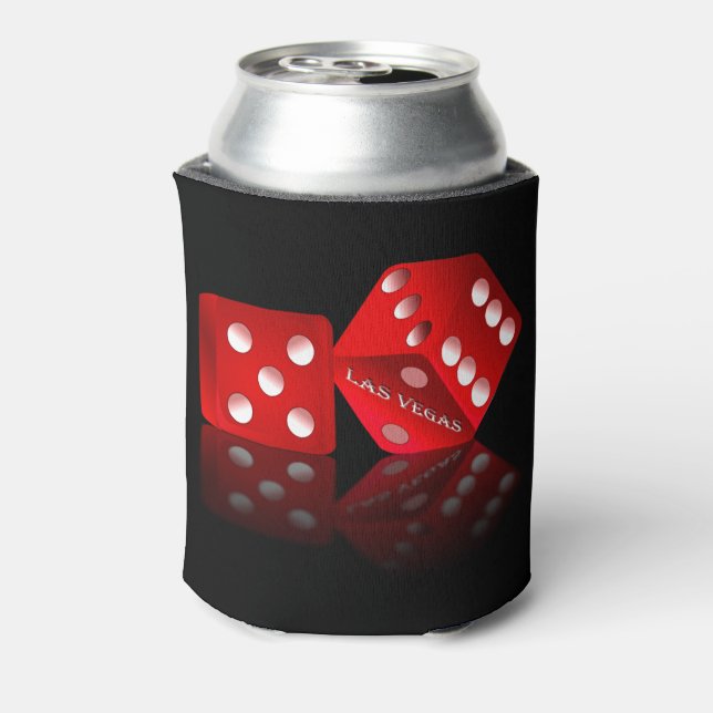 Porta-lata Las Vegas Red Dice (Can Back)