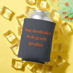 Porta-lata Lata de Koningsdag - Superimpressão Laranja - cana