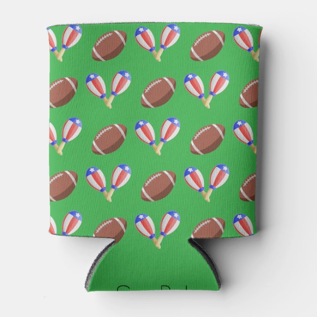 Porta-lata Latin-themed Football (Frente)