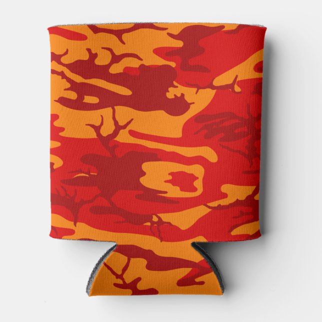 Porta-lata Lava Red Camo (Frente)