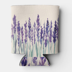 Porta-lata Lavanda francesa: Ilustração de Aquarela