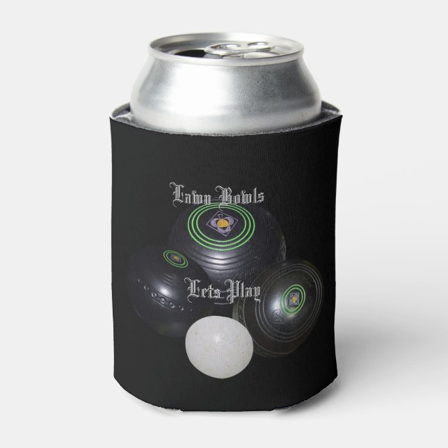 Porta-lata Lawn Bowls Vamos Brincar, (Can Front)