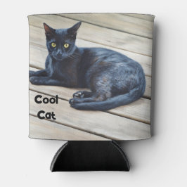 Porta-lata Legal Gato Preto Gato Louco Fresco Fresca