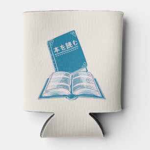 Porta-lata Leia o livro kanji japonês
