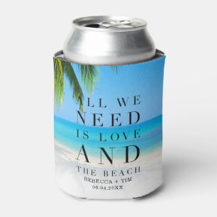 Porta-lata Lembrancinhas de Casamento na Praia Tudo o que Pre
