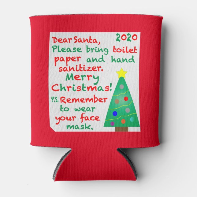 Porta-lata Lembrando o Natal de 2020 (Frente)