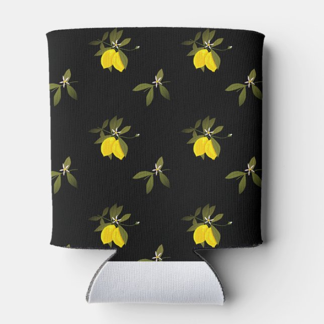 Porta-lata Lemon and flowers (Traseira)