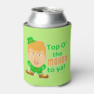 Porta-lata Leprechaun engraçado do Dia de São Patrício de