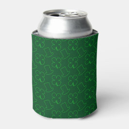 Porta-lata Leprechaun Hat and Clover Pattern