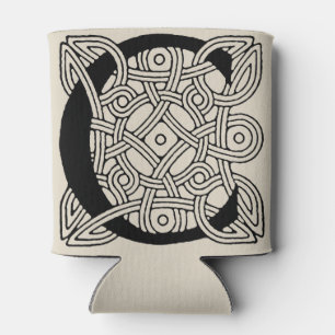 Porta-lata Letra C Vintage Celtic Knot Monograma