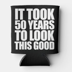 Porta-lata Levou 50 anos para parecer este bom aniversário d