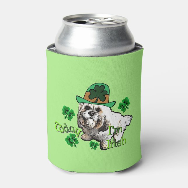 Porta-lata Lhasa Apso St Patricks (Can Front)