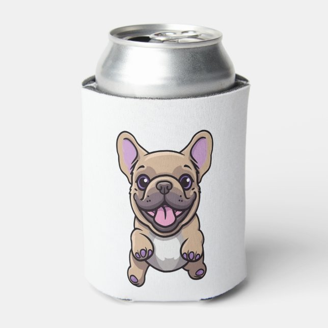 Porta-lata Lilac French Bulldog 9 (Can Front)