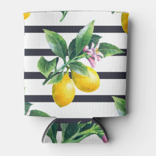 Porta-lata Limão Branch: Citrus Watercolor Bliss