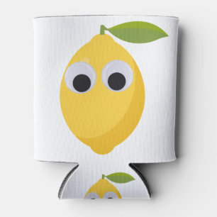 Porta-lata Limão, fruta doce com olhos patéticos