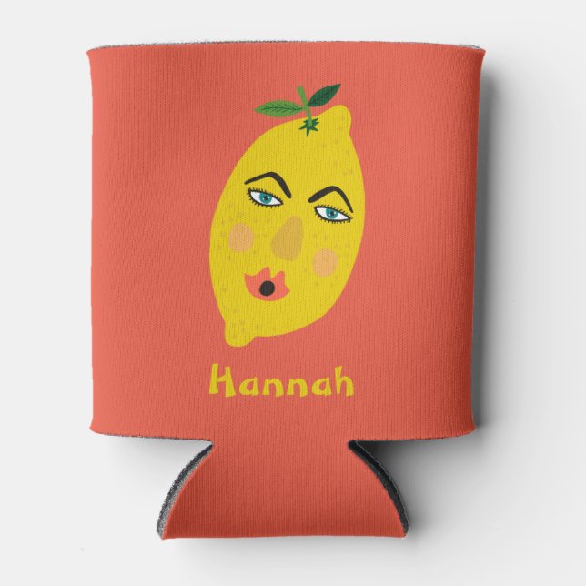 Porta-lata Limão Whimsical PERSONALIZA TI (Frente)