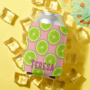 Porta-lata Limas Verão Suculento Diversão Personalizado