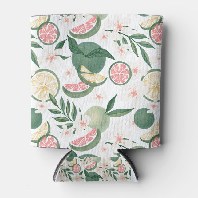 Porta-lata Limões de Verão Tropicais (Frente)