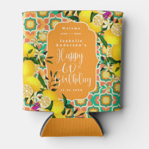 Porta-lata Limon Mediterrâneo 60º Laranja