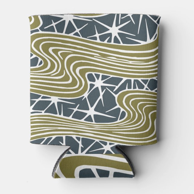 Porta-lata Linda ilustração de vintage. (Frente)