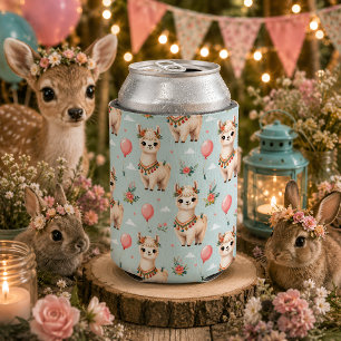 Porta-lata Linda Llama Boho