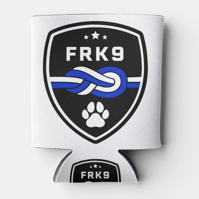 Porta-lata Linha azul fina FRK9 (Frente)