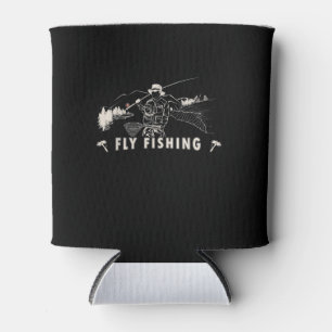 Porta-lata Linha Brown Brook Trout Voando com Presente Pescad