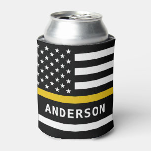 Porta-lata Linha Dourada fina 911 Personalizada do Sinalizado