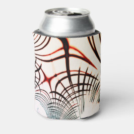 Porta-lata Linhas cruzadas de cores variadas em fundo claro