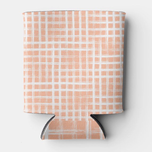 Porta-lata Linhas Geométricas Rosa: Páscoa Sem Costura (Frente)