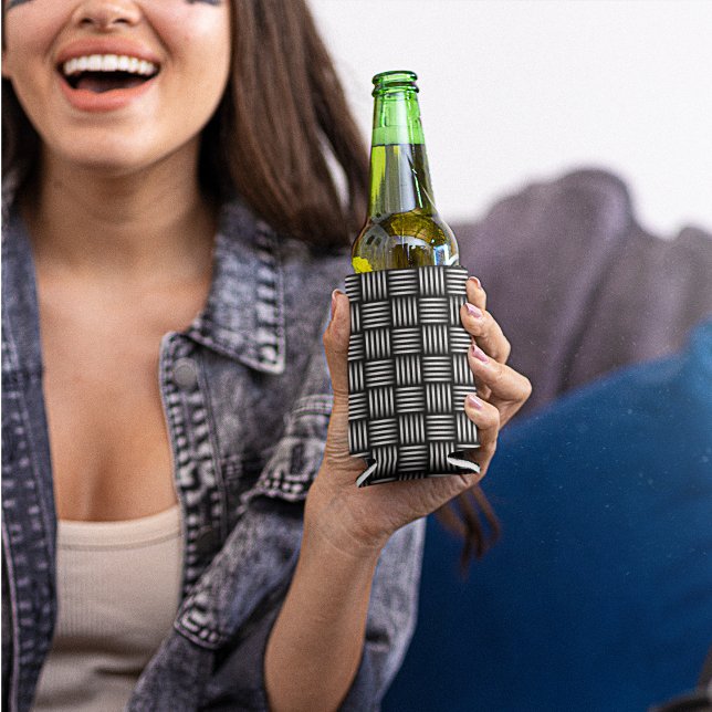 Porta-lata Linhas Intersetando Arte (lines cooler)