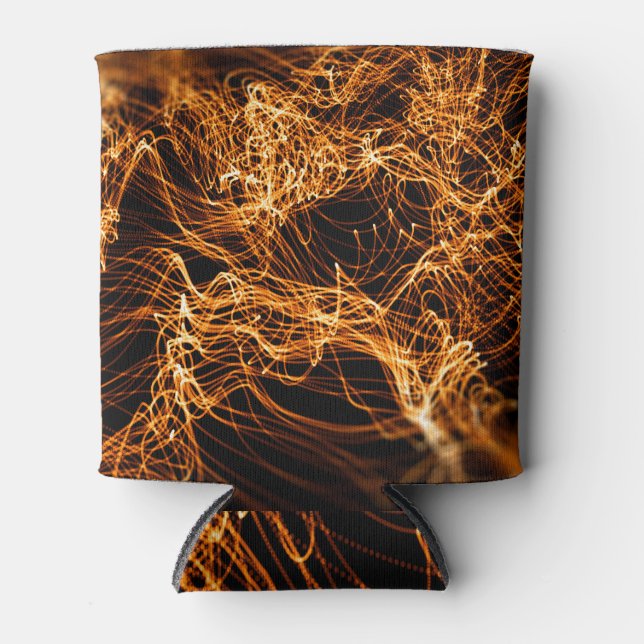 Porta-lata Linhas onduladas, partículas redondas, teoria das  (Frente)